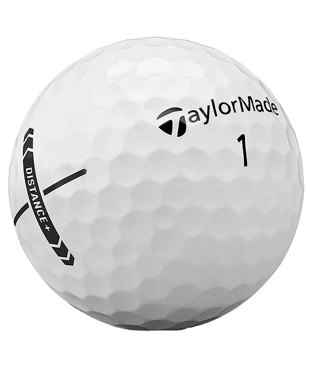 Full Color TaylorMade Distance+ Golf Balls (Box of 12)