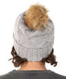 New Era Faux Fur Pom Pom Beanie