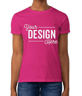 Gildan Ultra Cotton Women's T-shirt - Color: Heliconia