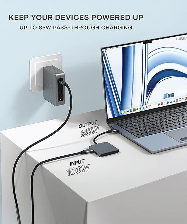 Satechi 4-Port USB-C Hub w/PD