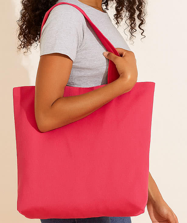 Medium Cotton Canvas Tote Bag