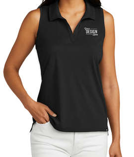TravisMathew Women's Coto Sleeveless Performance Polo - Color: Black
