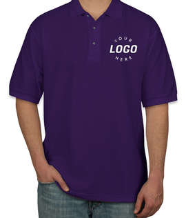 Port Authority Silk Touch Polo - Color: Purple
