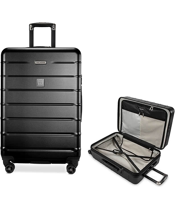 Laser Engraved Ricardo Cambria 24" Hardside Check-In Expandable Suitcase