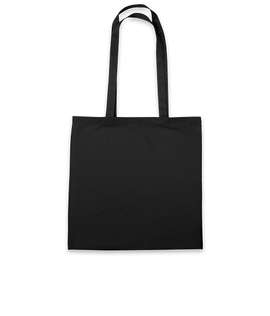 Promotional Lightweight 100% Cotton Tote Bag - Color: Black
