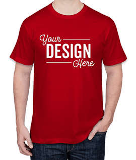 American Apparel USA-Made Jersey T-shirt - Color: Red