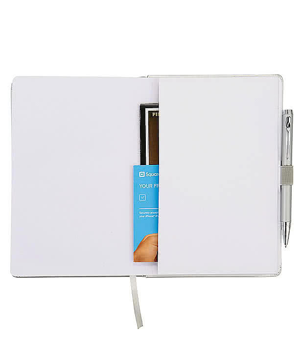 JournalBooks ® Debossed Nova Hard Cover Bound Notebook