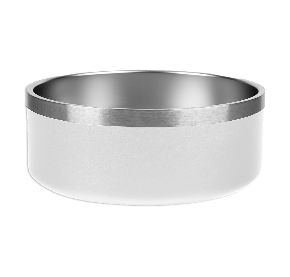 Laser Engraved 40 oz. Stainless Steel Pet Bowl-default