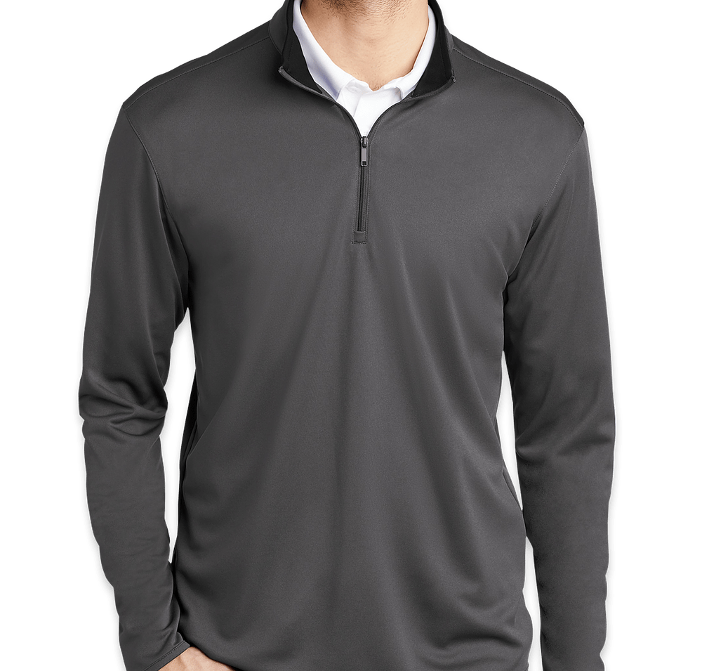 Port Authority Silk Touch Performance Quarter Zip Shirt-default