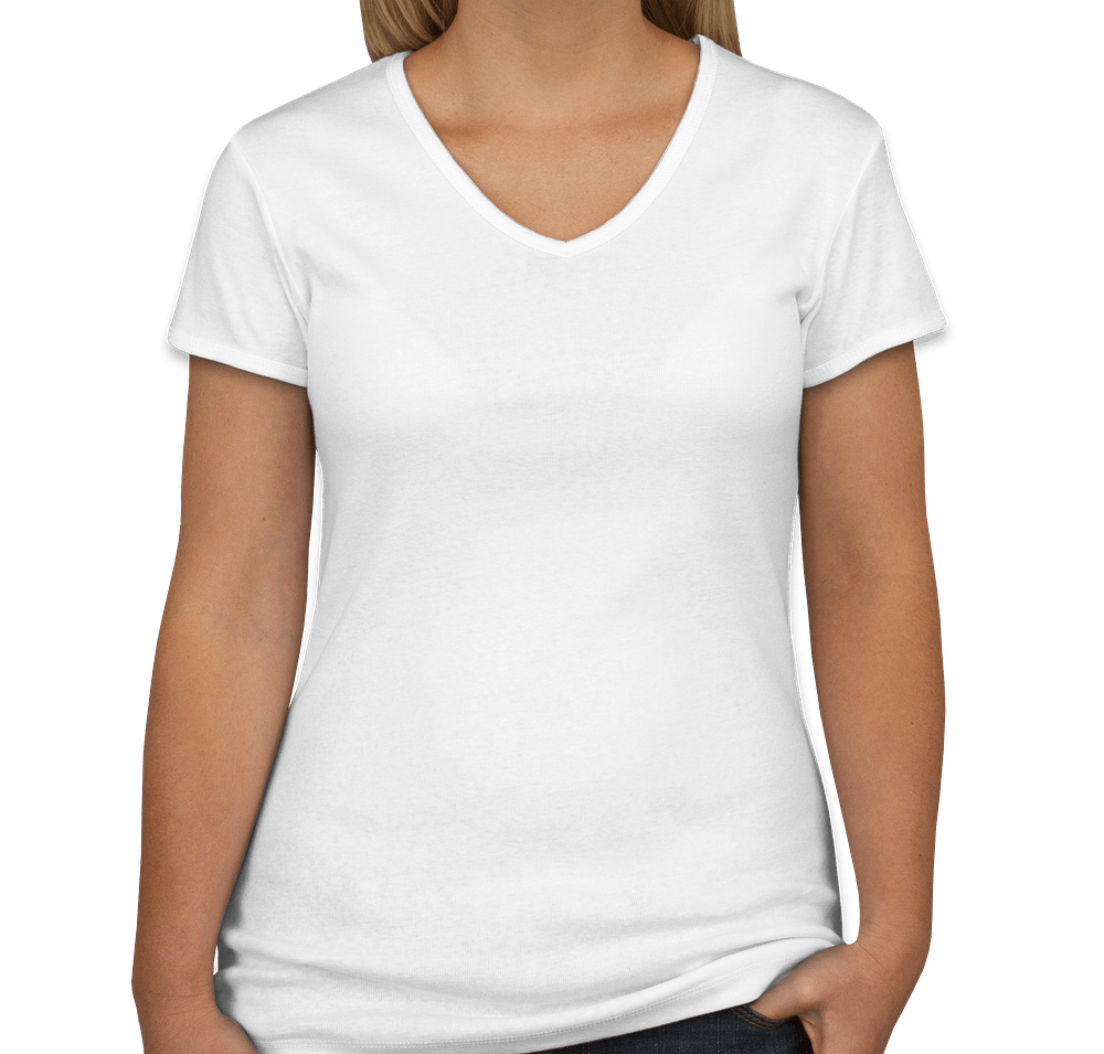 Bella + Canvas Juniors V-Neck T-shirt-default