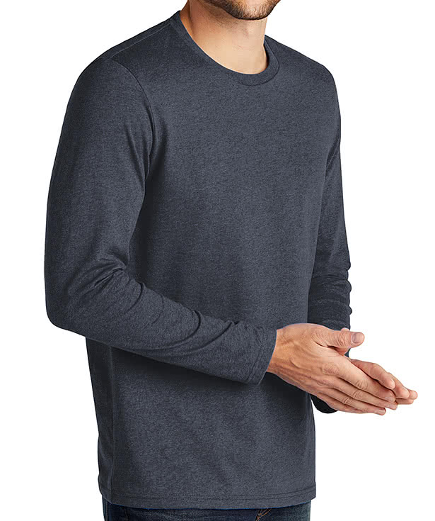 District Re‑Tee Long Sleeve T‑shirt - Embroidered