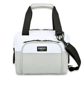 Igloo Seadrift Celebrate Good Times Gourmet Gift Set and 12 Can Cooler - Color: White / Grey