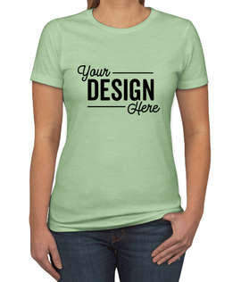 Next Level Women's Slim Fit Jersey Blend T-shirt - Color: Mint