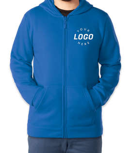 Reebok Daybreak Midweight Zip Hoodie - Color: Ocean Blue