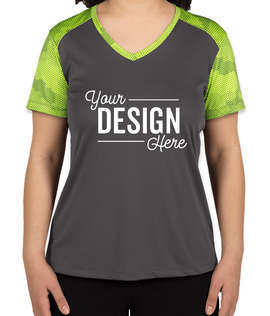 Sport-Tek Women's CamoHex Colorblock Performance Shirt