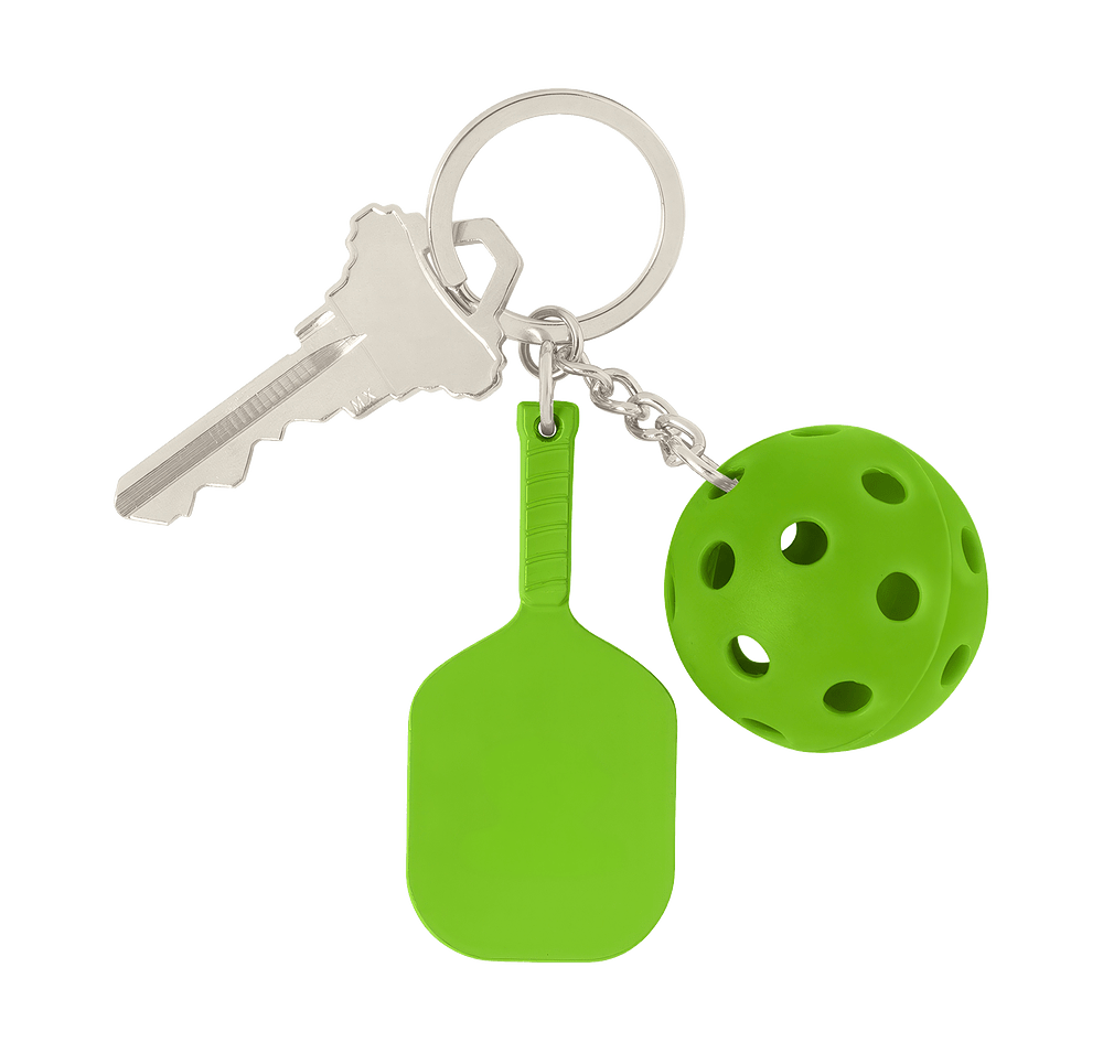 Pickleball & Paddle Keychain-default