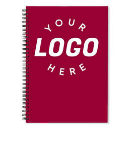 Corner Logo JournalBooks ® Spiral Notebook - Color: Maroon