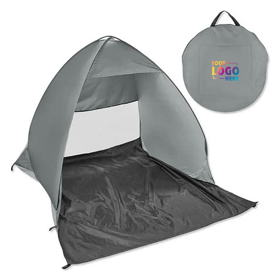 Throw Shade Two-Person Pop Up Tent in Gray / Black