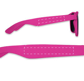 Solid Malibu Sunglasses - Color: Magenta