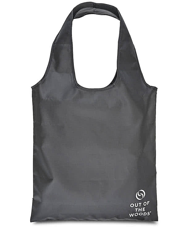 Out of The Woods Packable Shopper Tote Bag with Mini Bag Charm Pouch