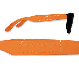 Youth Promotional Sunglasses - Color: Orange