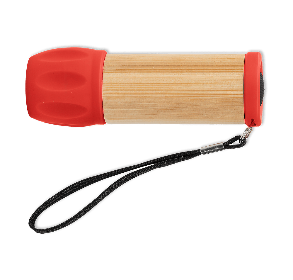Laser Engraved Bamboo Flashlight-default