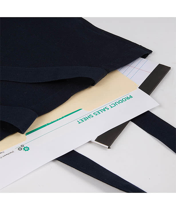 Double-Stitched Organic Cotton Tote Bag