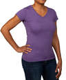 Gildan Women's Slim Fit Softstyle V-Neck Jersey T-shirt