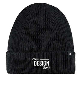 The North Face Circular Rib Beanie - Color: TNF Black