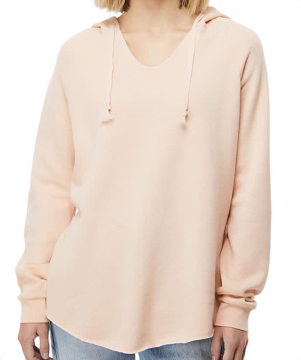 Independent Trading Women’s Lightweight California Wave Wash Pullover Hoodie