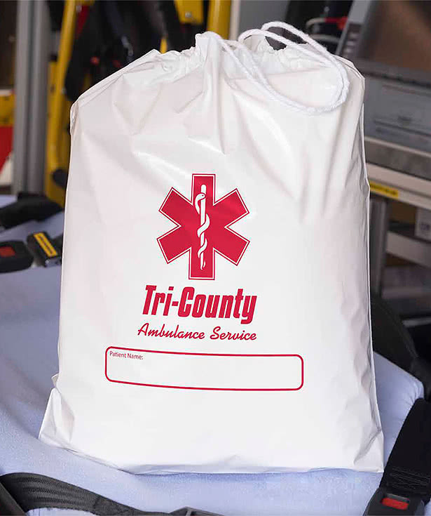 Cotton Drawstring Plastic Bag