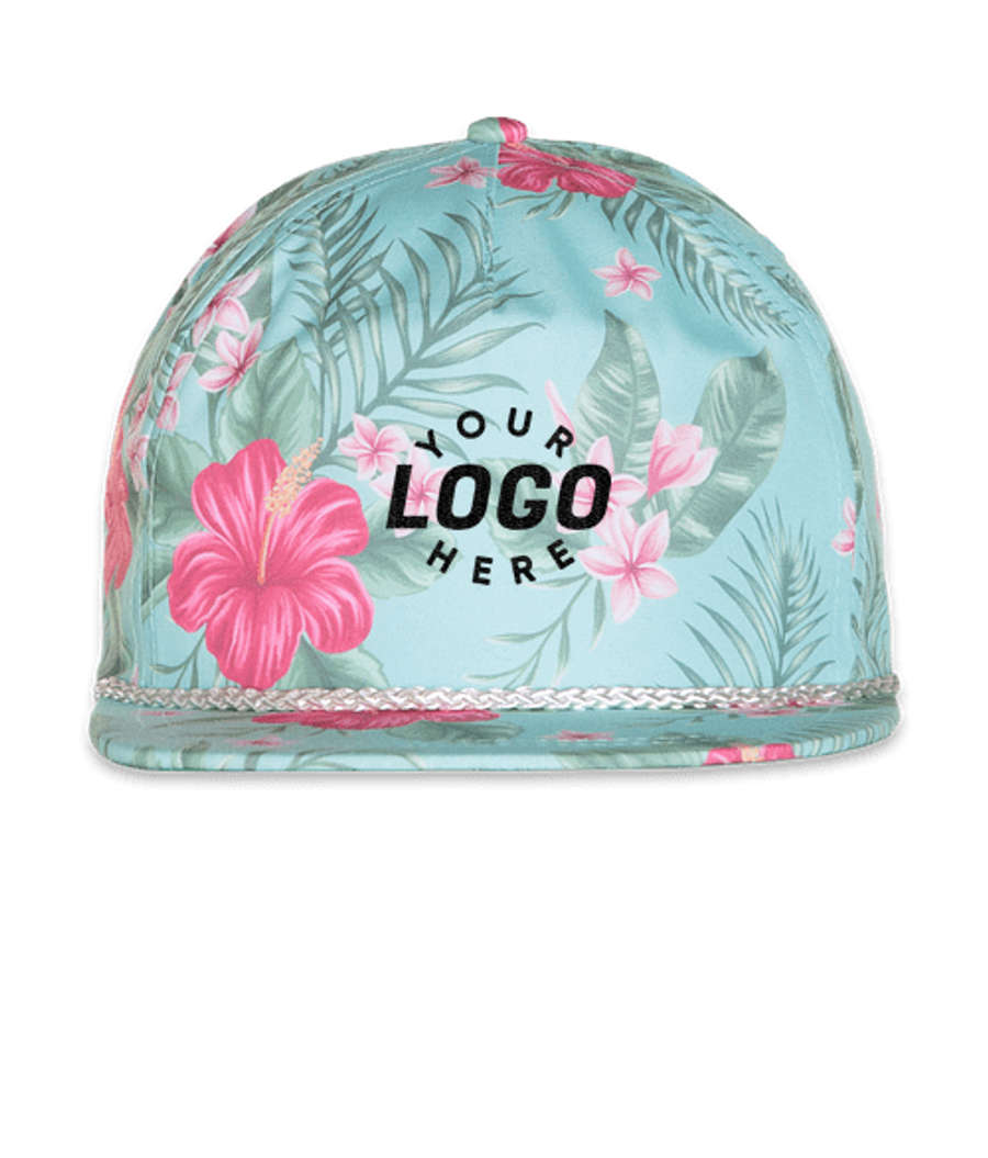 Imperial Aloha Rope Baseball Hat - Embroidered in Hawaiin Biome