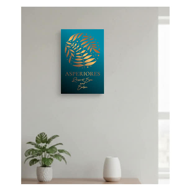 Full Color 8" x 12" Metallic Foam Wall Tile