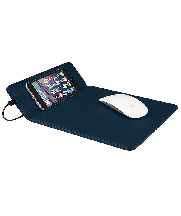 5V Wireless Charging Mouse Pad with Phone Stand