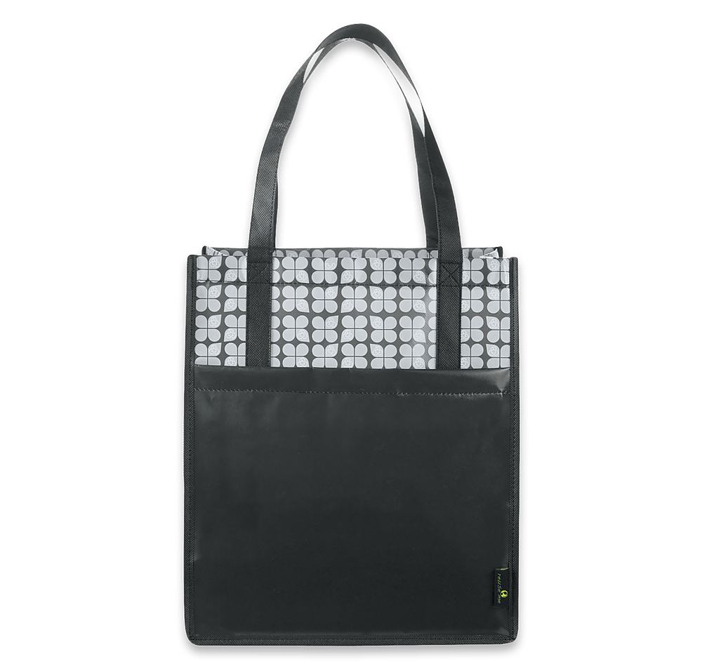Large Laminated Non-Woven Grocery Tote Bag-default