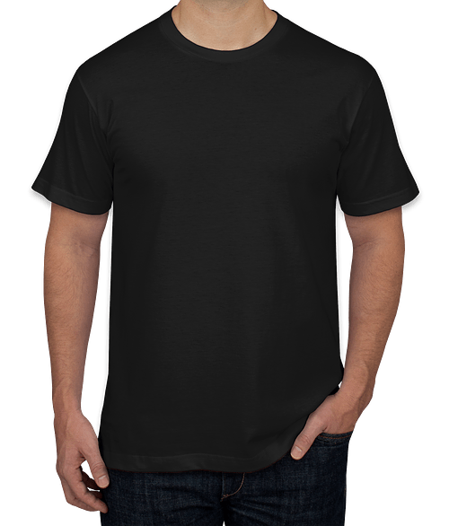 American Apparel Jersey Blend T-shirt in Black