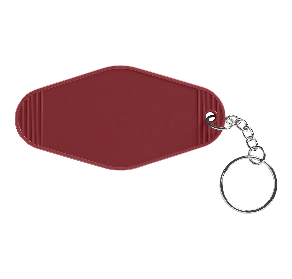 Recycled Plastic Motel Keychain-default