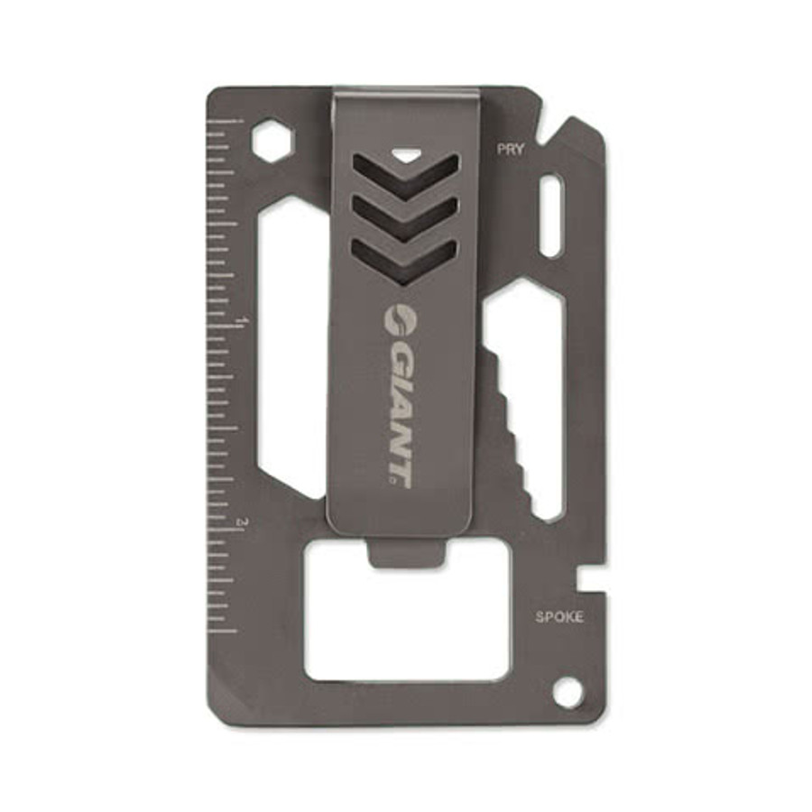 Laser Engraved Bridger 9-in-1 Multi-Tool Money Clip in Gray