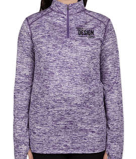 Badger Women's Heather Quarter Zip Performance Shirt
