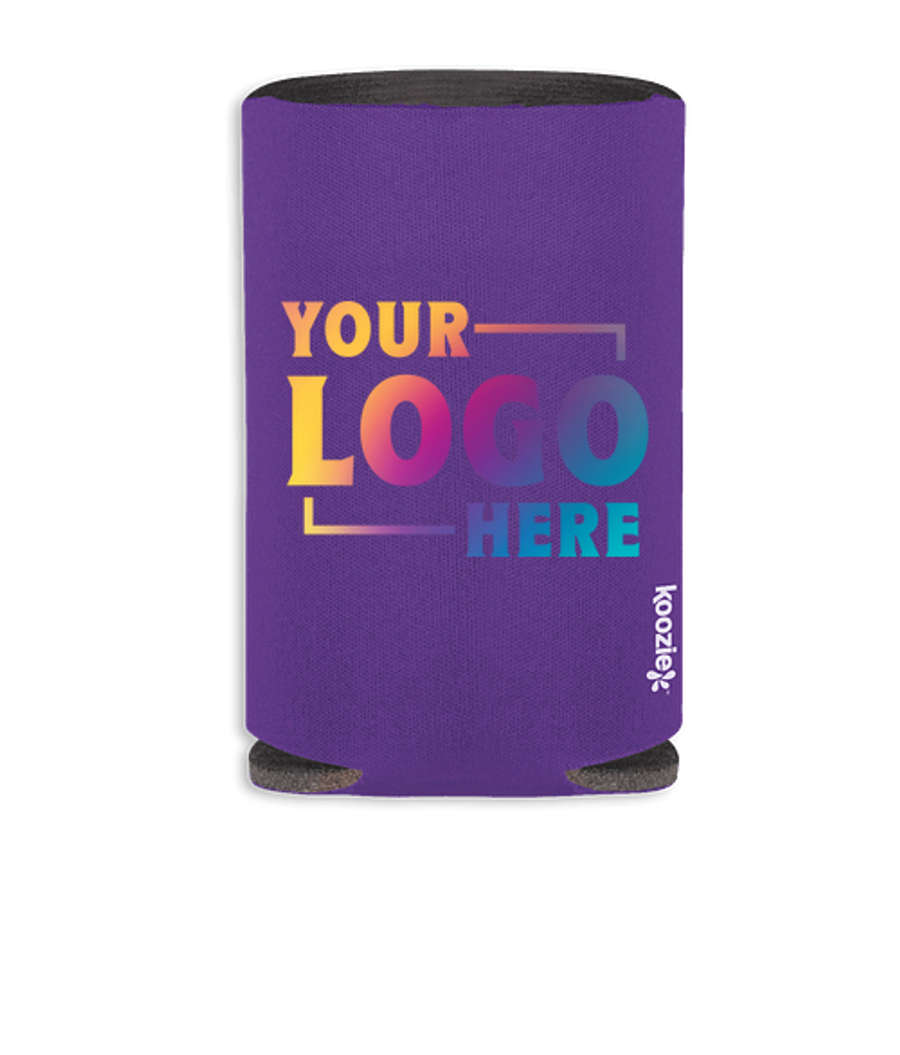 Full Color Koozie® britePix® Collapsible Can Cooler in Purple