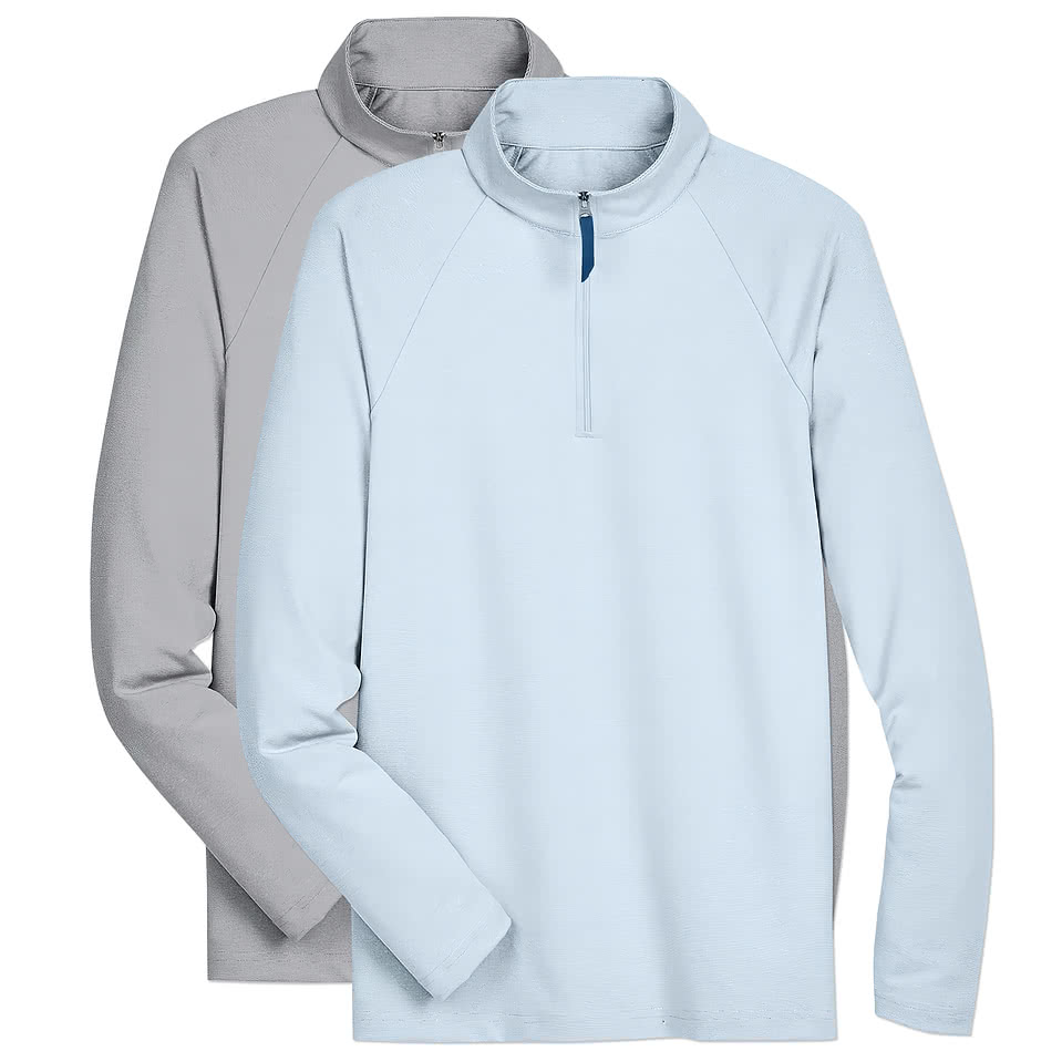 Devon & Jones CrownLux Performance Quarter Zip Sweatshirt