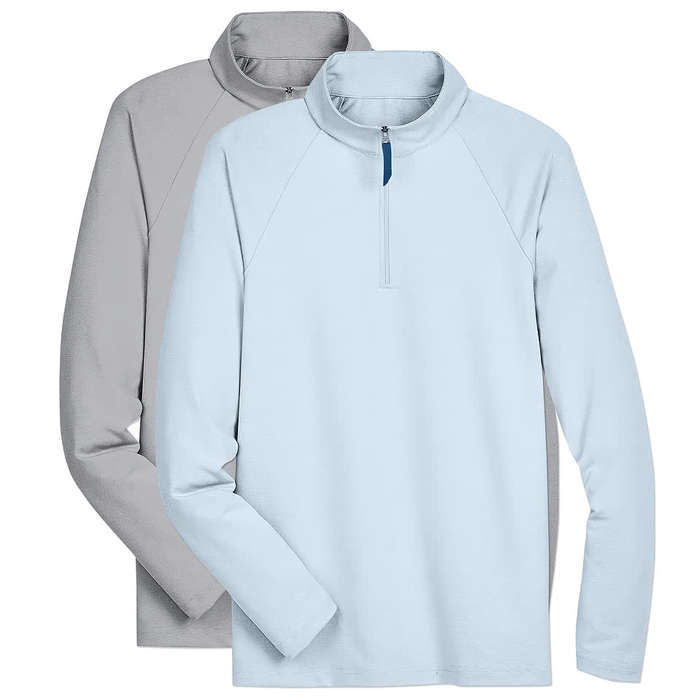Devon & Jones CrownLux Performance Quarter Zip Sweatshirt