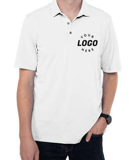 Cutter & Buck Virtue Eco Pique Performance Polo - Color: White