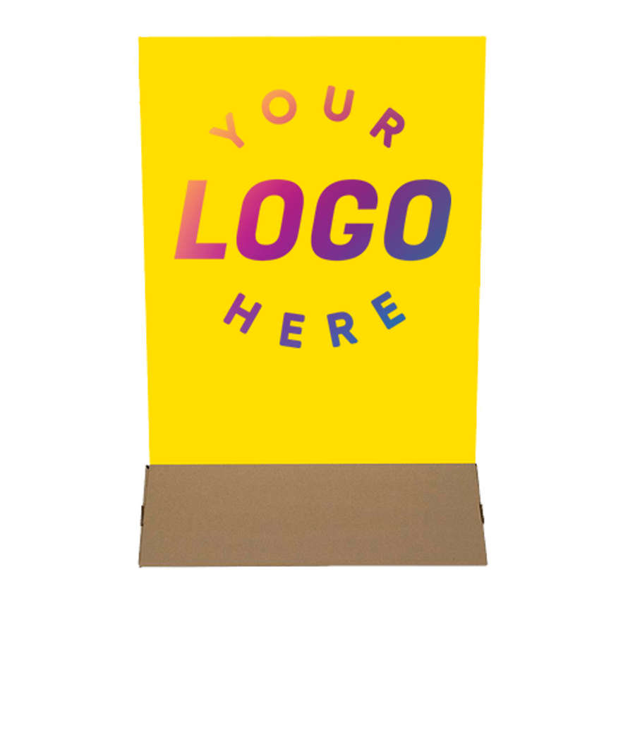 Full Color 24" x 36" Double-Sided Enviro Board Sign in Yellow
