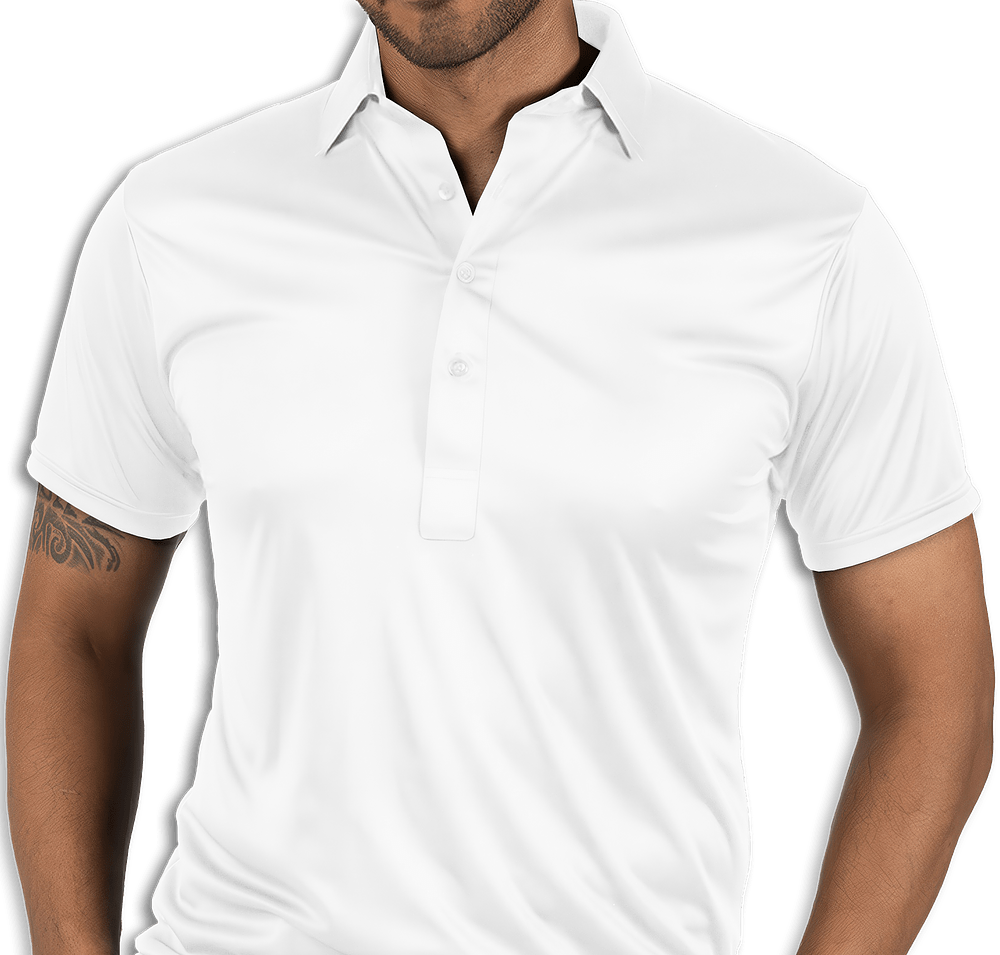 Blue Generation BLU-X-DRI Bonded Dress Collar Performance Polo - Printed-default