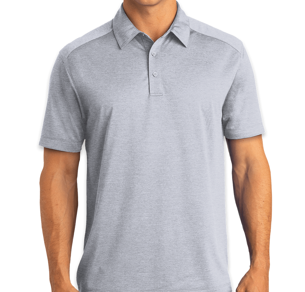 Port Authority Digi Heather Lightweight Performance Polo-default