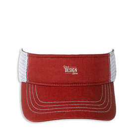 Richardson Trucker Visor - Color: Red / White