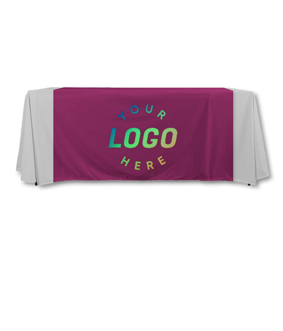 Full Color 57" LazerLine Table Runner in Mulberry