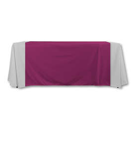 Full Color 57" LazerLine Table Runner - Color: Mulberry