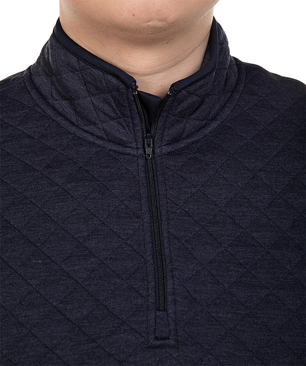 Marine Layer Corbet Quilted Quarter Zip Sweatshirt